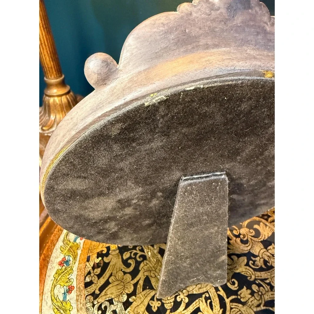 Vintage Victorian Bulldog‎ Couple Tabletop Mirror